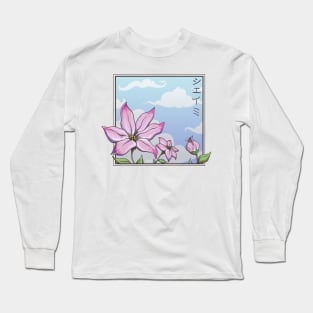 Hedgehog Flower Long Sleeve T-Shirt